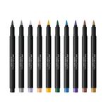 caneta hidrográfica 20 cores ponta pincel brush caneta hidrográfica 20 cores ponta pincel brush