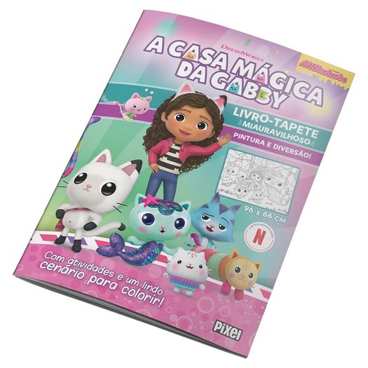 livro-tapete - a casa mágica da gabby livro-tapete - a casa mágica da gabby