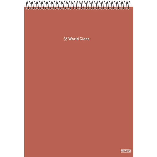caderno universitário 1x1 80 folhas para canhoto espiral ao alto world class caderno universitário 1x1 80 folhas para canhoto espiral ao alto world class