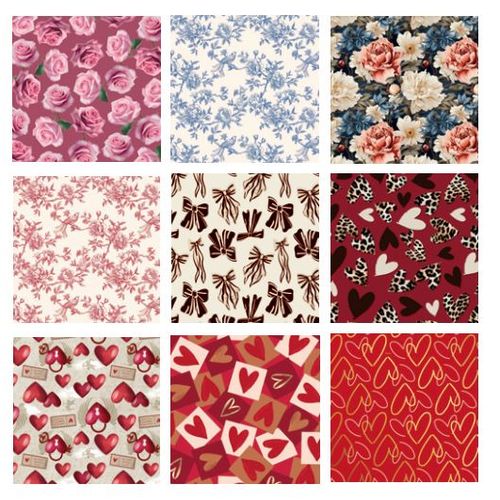 papel presente sortido amor rolinho 1 folha