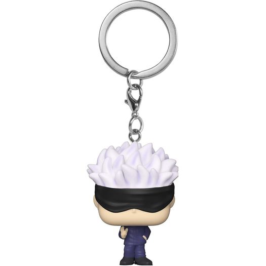 chaveiro jujutsu kaisen - satoru gojo - funko pocket pop chaveiro jujutsu kaisen - satoru gojo - funko pocket pop