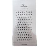 adesivo alfabeto letras minúsculas adesivo alfabeto letras minúsculas