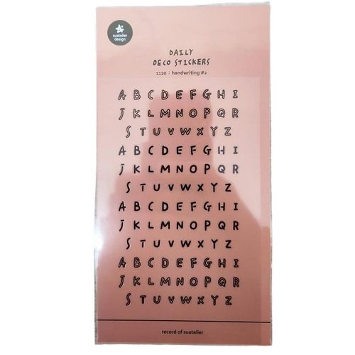 adesivo alfabeto letras maiúsculas