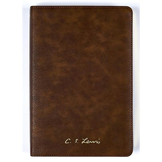 bíblia c s lewis nvi, couro-soft marrom bíblia c s lewis nvi, couro-soft marrom
