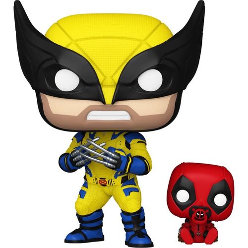 deadpool and wolverine - wolverine with babypool (1403) - funko