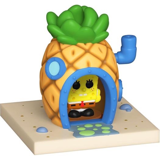 spongebob squarepants - spongebob and pineapple house (bitty pop) - funko spongebob squarepants - spongebob and pineapple house (bitty pop) - funko