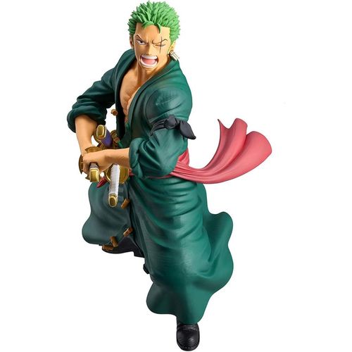 one piece roronoa zoro grandista action figure - banpresto