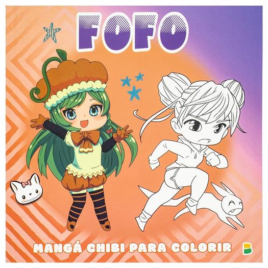 mangá chibi - para colorir: fofo mangá chibi - para colorir: fofo