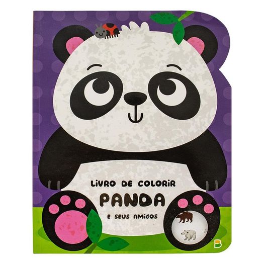 livro de colorir recortado: panda livro de colorir recortado: panda