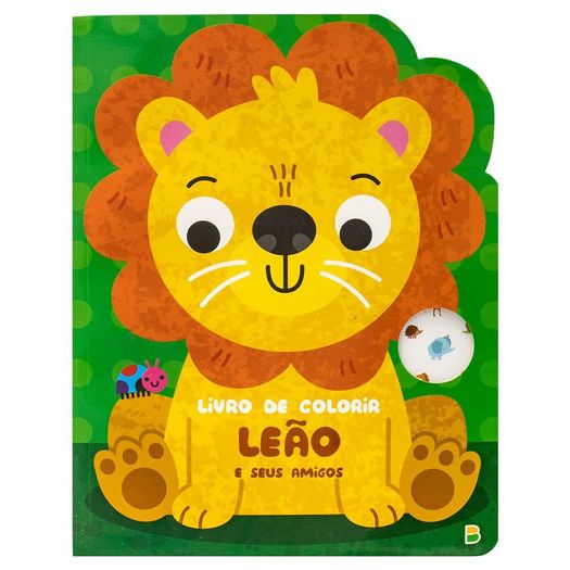 livro de colorir recortado: leão livro de colorir recortado: leão