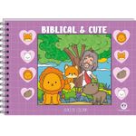 biblical and cute violet - para colorir