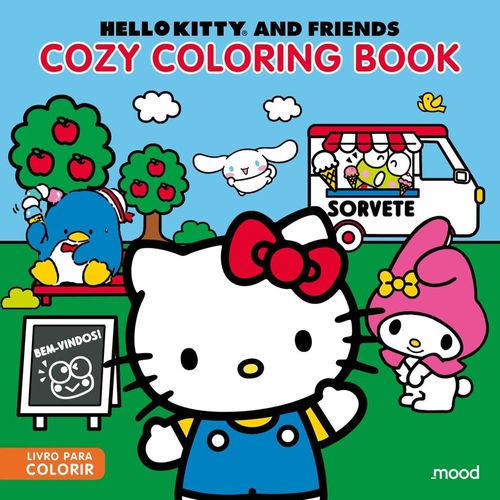 hello kitty - cozy coloring book