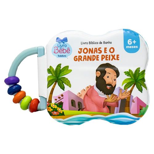 livro bíblico de banho: jonas e a baleia
