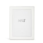 porta retrato 10x15 metal branco com prata mart