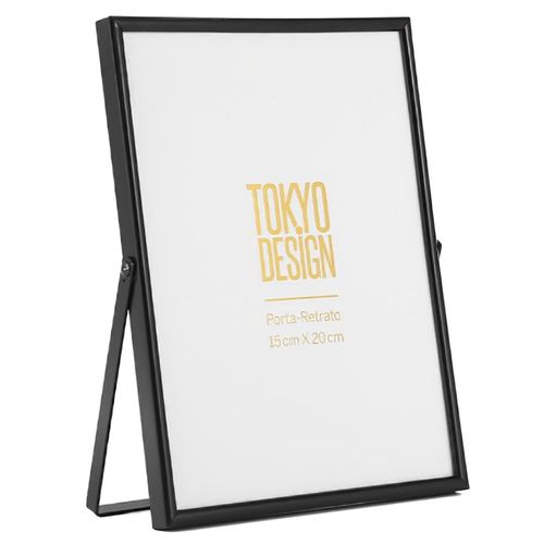 porta retrato 15x20 metal preto
