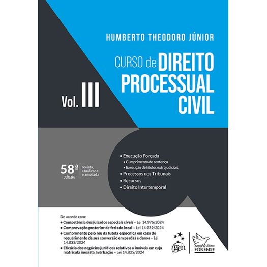 curso de direito processual civil - vol iii