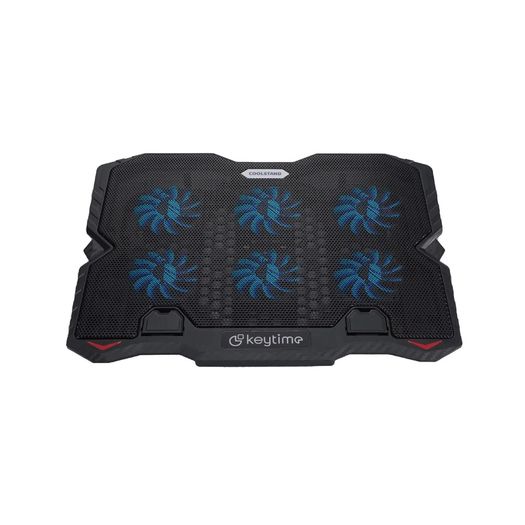 suporte para notebook coolstand 6 preto com 6 fan - keytime suporte para notebook coolstand 6 preto com 6 fan - keytime