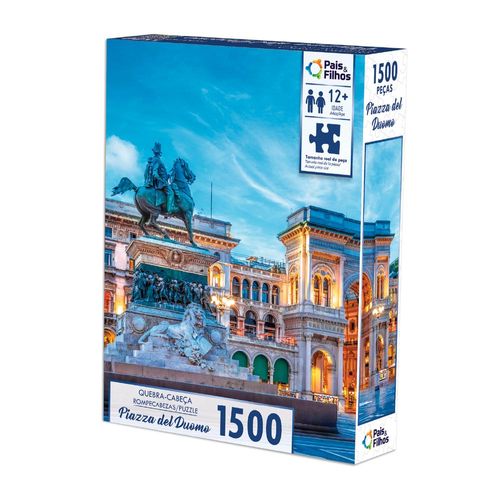 quebra cabeça 1500 peças piazza del duomo
