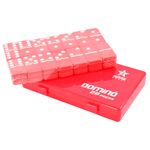 jogo de dominó 28 peças com estojo diversas cores jogo de dominó 28 peças com estojo diversas cores