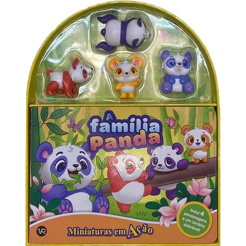 miniaturas em ação - a família panda