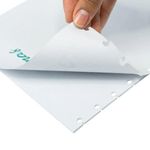 refil para caderno inteligente pautado linha branca 50 folhas 120g inteligine refil para caderno inteligente pautado linha branca 50 folhas 120g inteligine