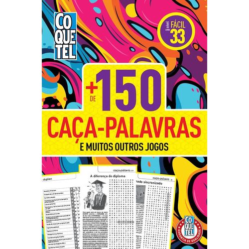 mais de 150 caça-palavras - nível fácil 33