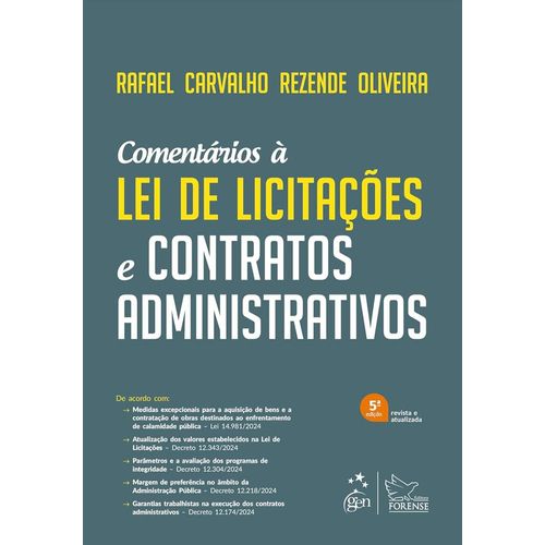 nova lei de licitacoes e contratos administrativos