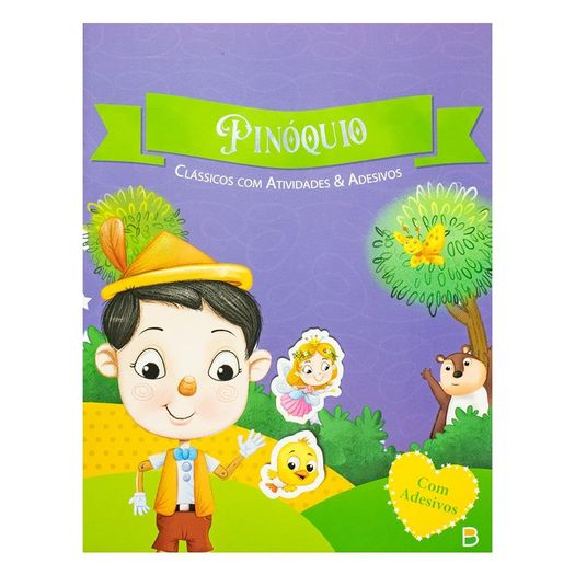 clássicos com atividades e adesivos: pinóquio clássicos com atividades e adesivos: pinóquio