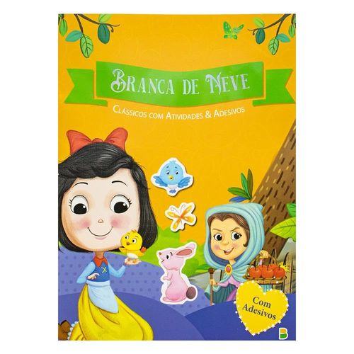 clássicos com atividades & adesivos: branca de neve