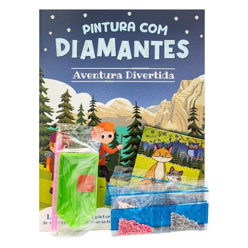 pintura com diamantes: aventura divertida