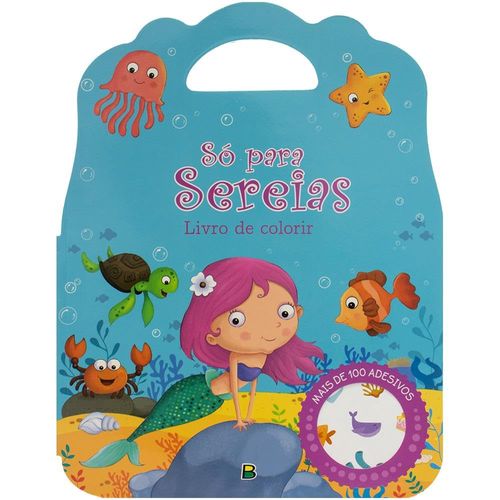 livro de colorir - só para sereias