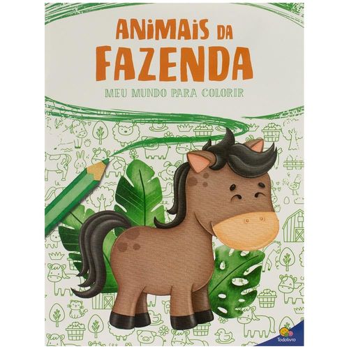 meu mundo para colorir: animais da fazenda