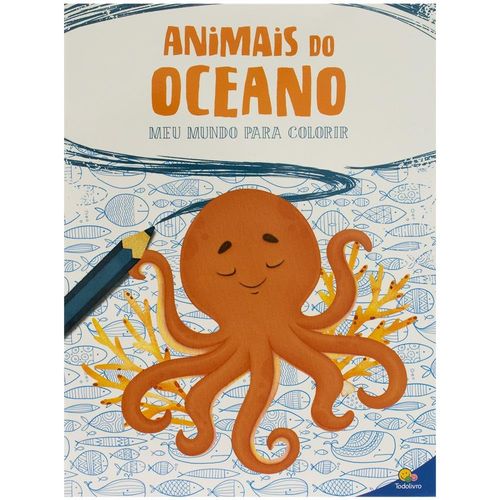 meu mundo para colorir: animais do oceano