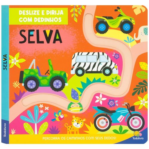 deslize e dirija com dedinhos: selva