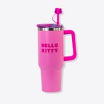 canecão tumbler 1,15l hello kitty com canudo