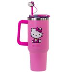 canecão tumbler 1,15l hello kitty com canudo