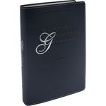 bíblia de estudo de genebra - letra grande - azul - ara