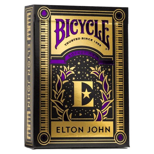 jogo de cartas baralho elton john  bicycle jogo de cartas baralho elton john  bicycle
