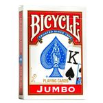 jogo de cartas baralho jumbo index diversas cores bicycle