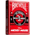 jogo de cartas baralho classic mickey 80098-a bicycle