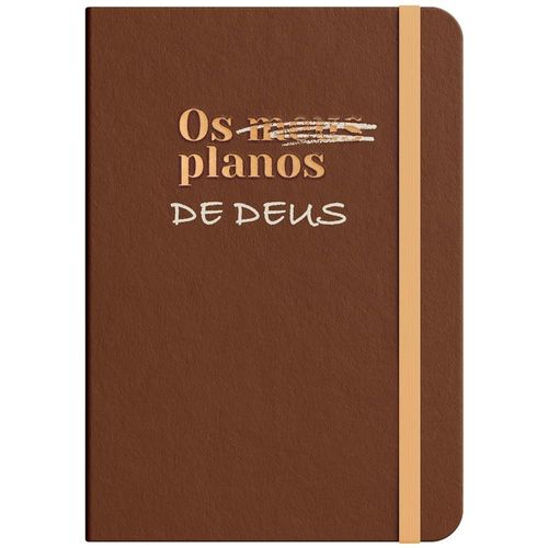 moleskine - os planos de deus - marrom
