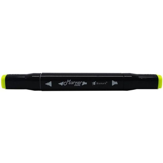 caneta marcador ponta dupla marker dual flurescent yellow caneta marcador ponta dupla marker dual flurescent yellow