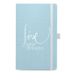 caderno papertalk pontilhado maxi cotton azul caderno papertalk pontilhado maxi cotton azul