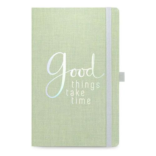 caderno papertalk pontilhado maxi cotton verde