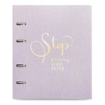 caderno fichario ultra cotton lilás caderno fichario ultra cotton lilás