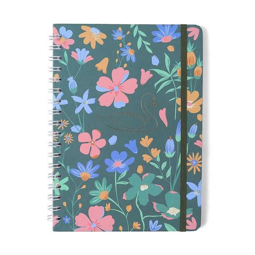 caderno colegial 1x1 lagoa cisne floral verde pautado 80 folhas caderno colegial 1x1 lagoa cisne floral verde pautado 80 folhas