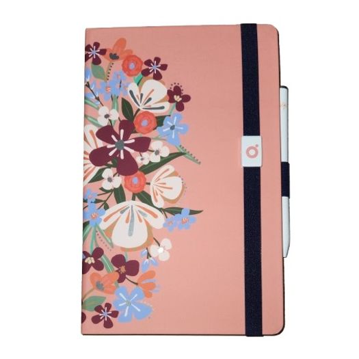 caderno papertalk pautado maxi garden coral caderno papertalk pautado maxi garden coral