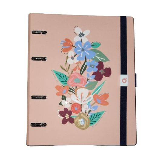 caderno fichário a5 garden pêssego caderno fichário a5 garden pêssego
