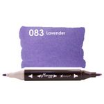 caneta marcador ponta dupla marker dual lavander caneta marcador ponta dupla marker dual lavander