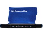 caneta marcador ponta dupla marker dual prussian blue caneta marcador ponta dupla marker dual prussian blue